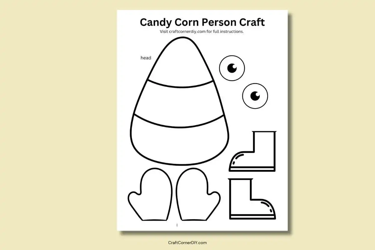 Candy Corn Template Printable