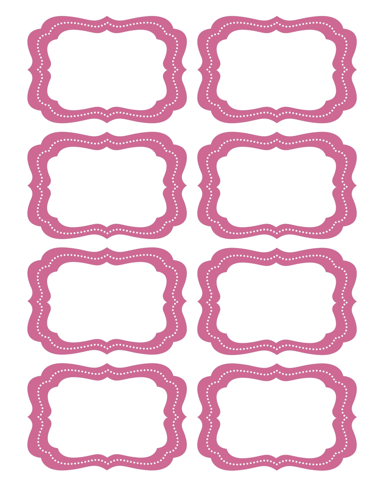 Free Printable Labels Templates
