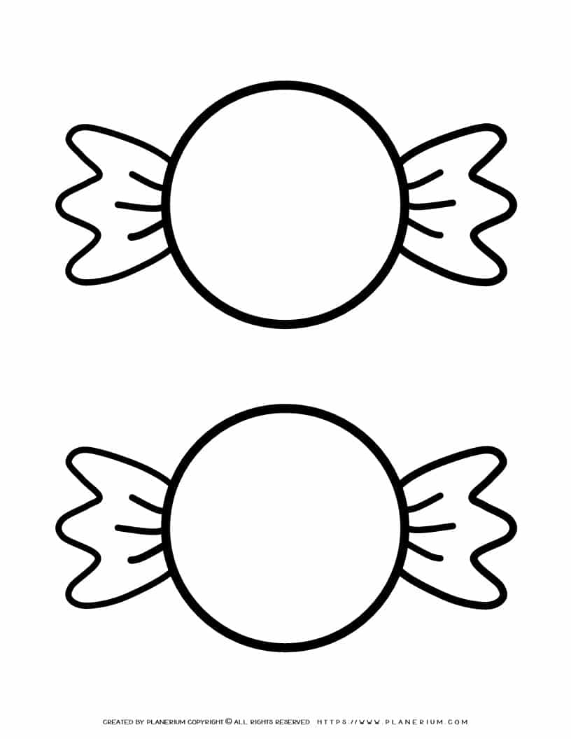 Candy Templates Free Printable
