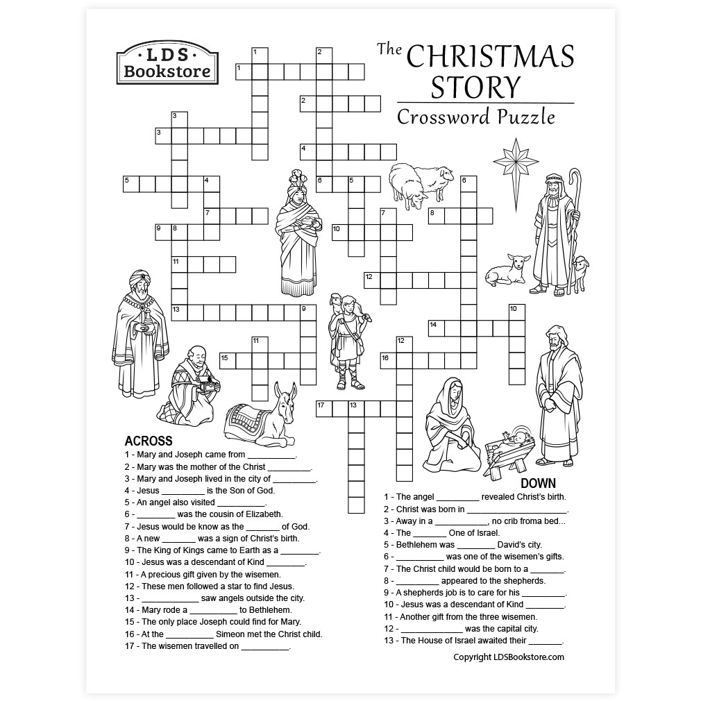 Free Printable Jesus Crossword Puzzles