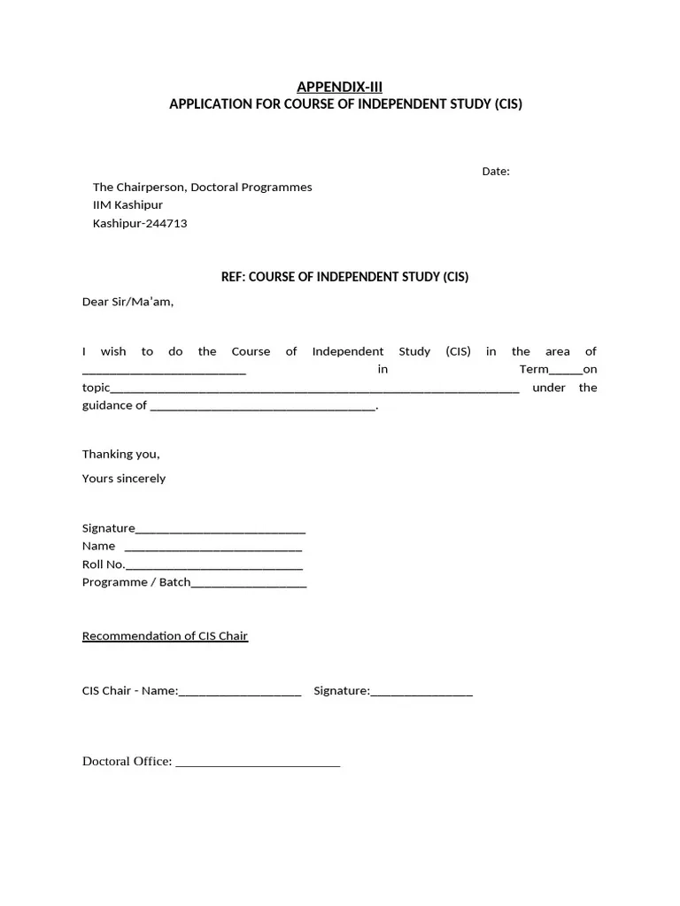 Cis Forms Download