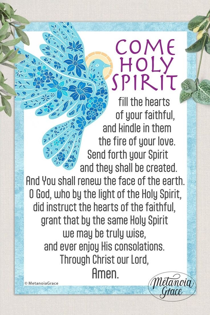 Holy Spirit Printable Images