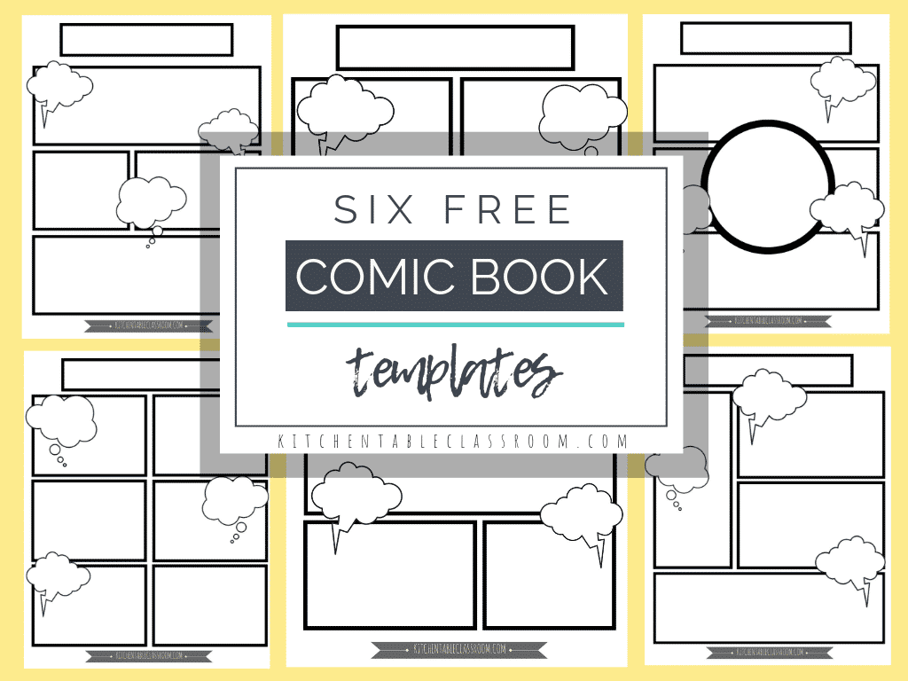 Free Printable Comic Strip Template Pdf