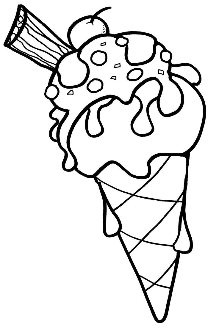 Ice Cream Drawing Printables