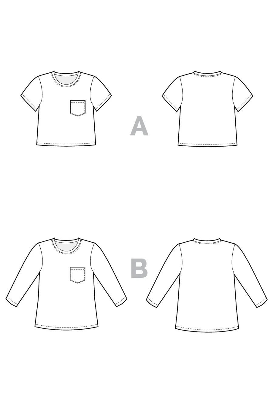 Core T Shirt Pattern Free Tshirt Pattern Closet Core Patterns