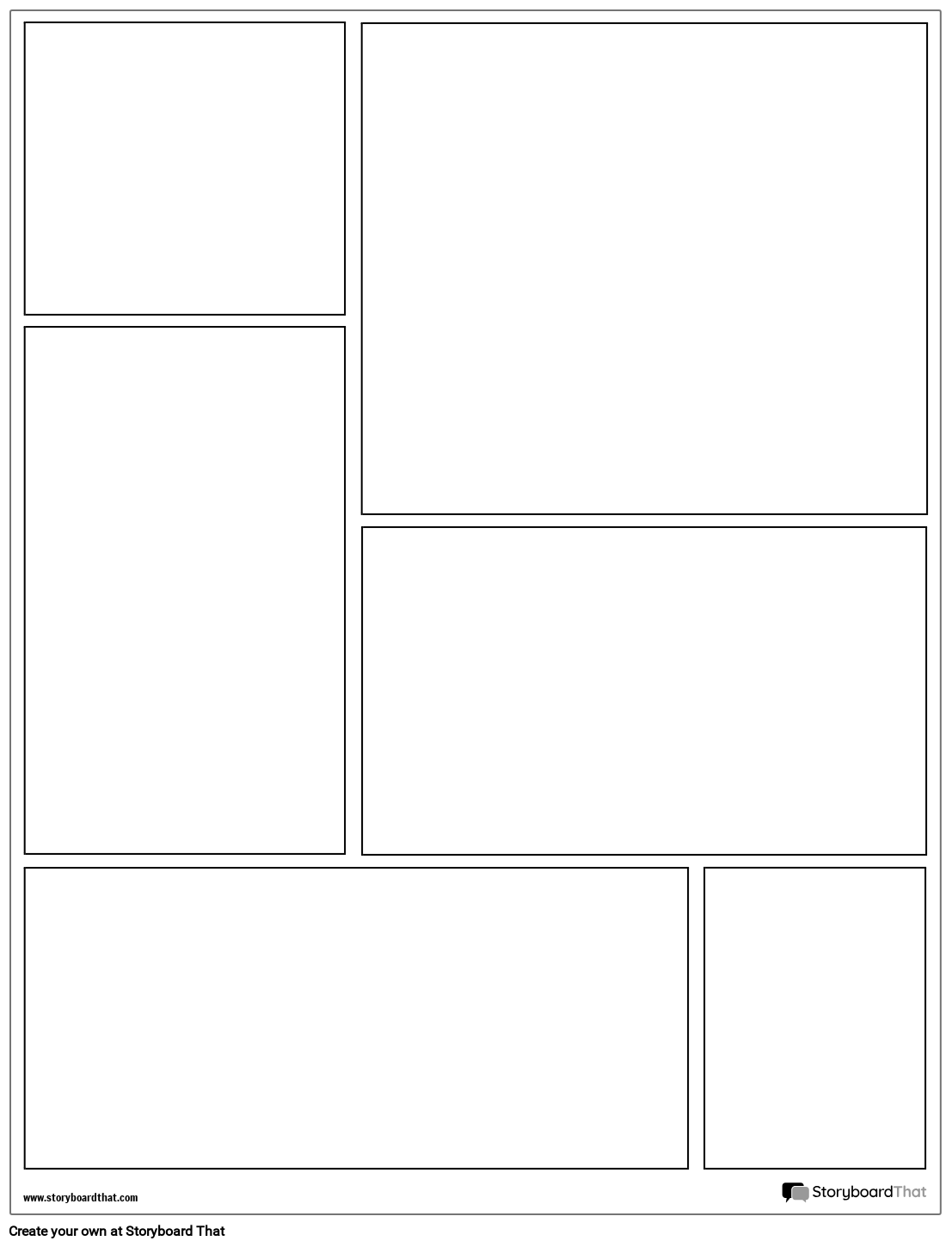 Create Graphic Novel Templates With Storyboard That Customize 