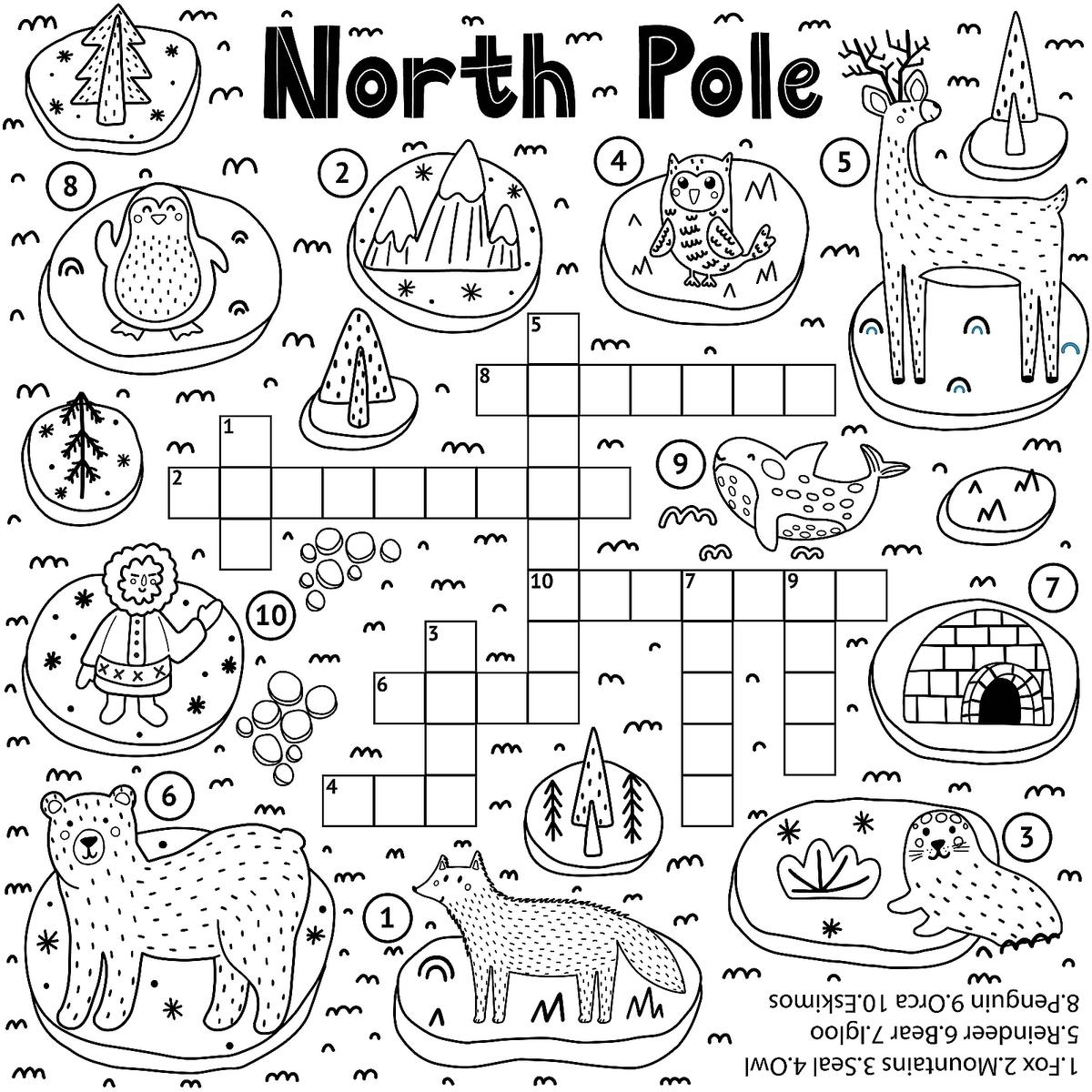 Crosswords For 7 Year Olds Printable
