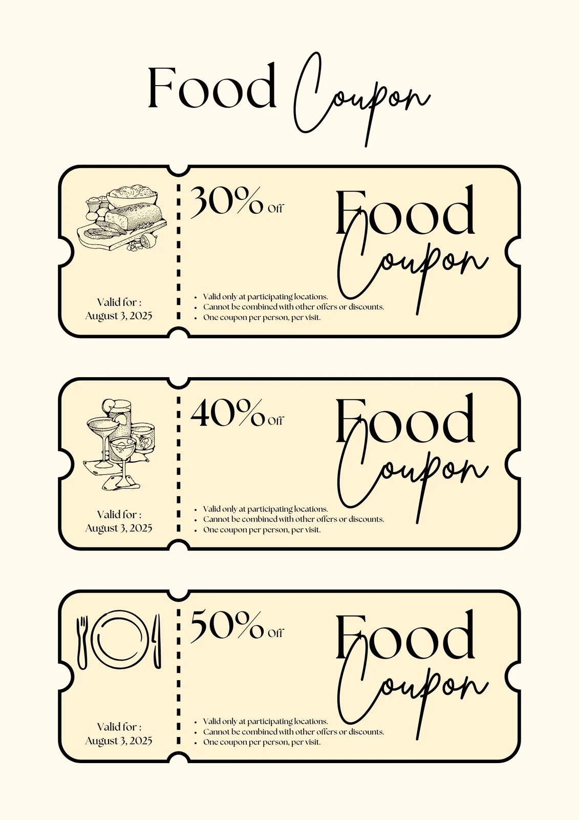 Customize 429 Food Coupon Templates Online Canva