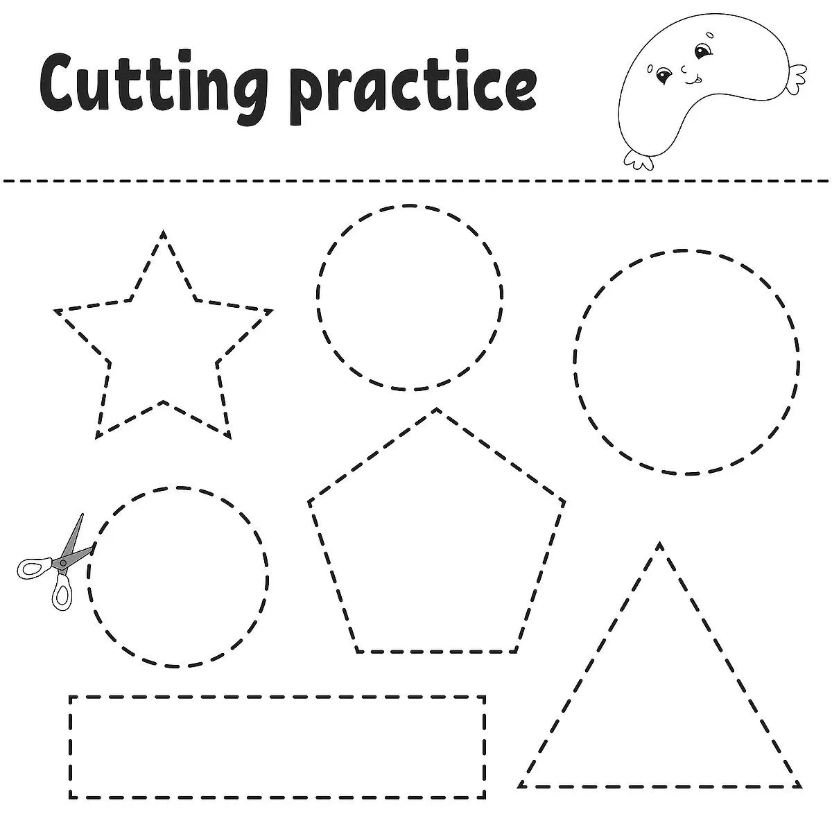 Free Cutting Worksheets Printable