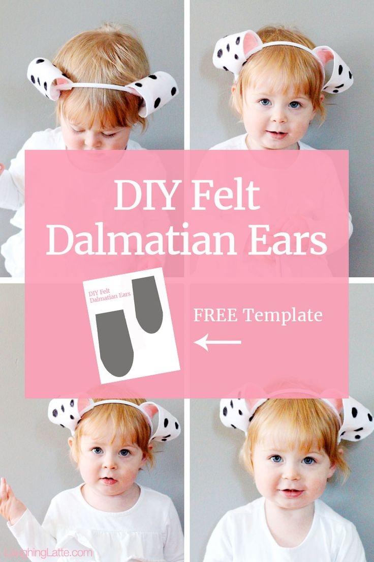 Free Printable Dalmatian Ears Template