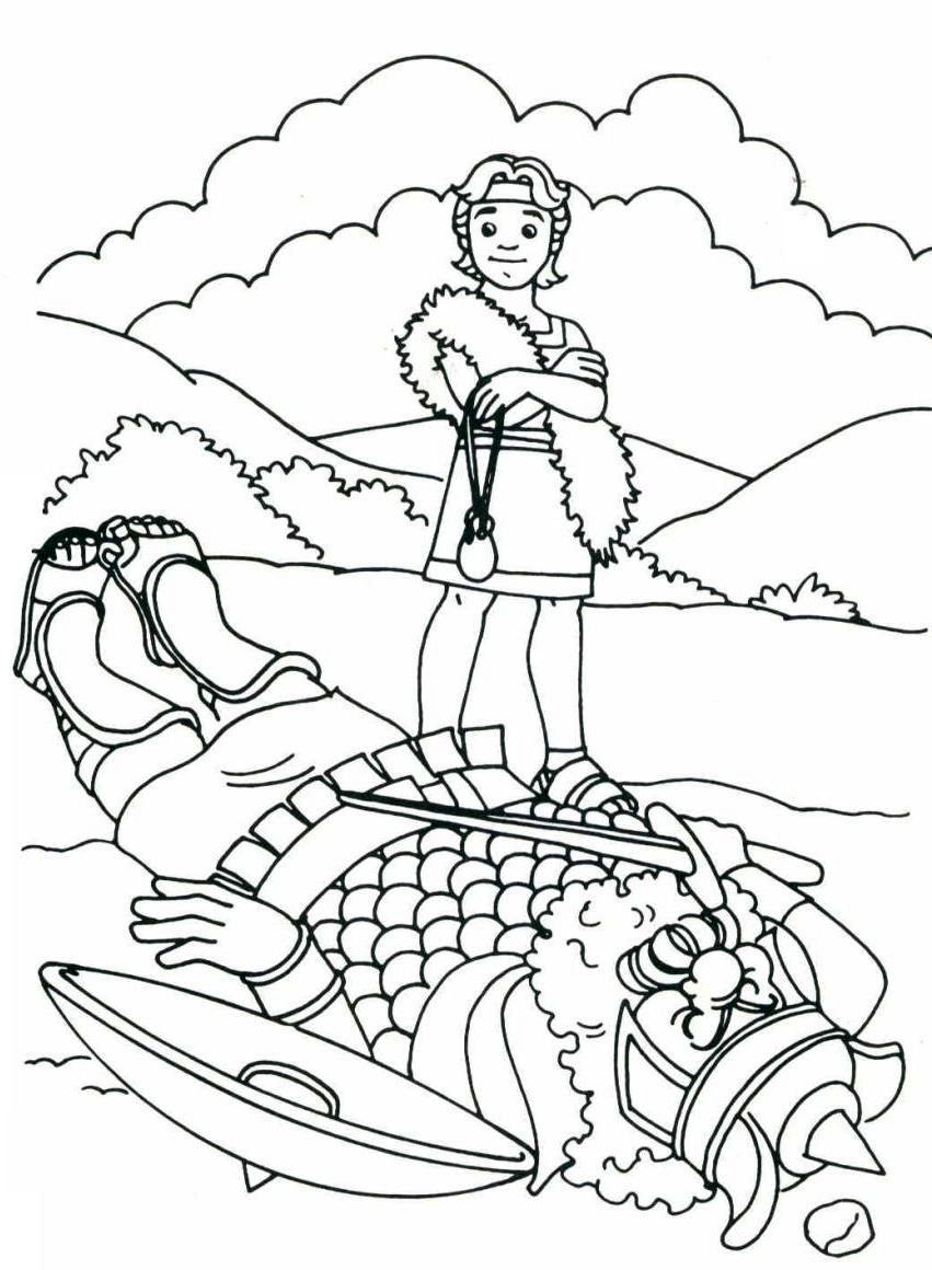 Printable Pictures Of David And Goliath