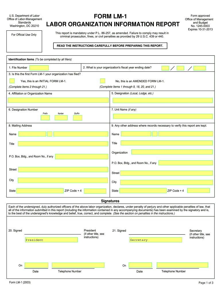 DC LM 1 Form Fill Online Printable Fillable Blank PdfFiller