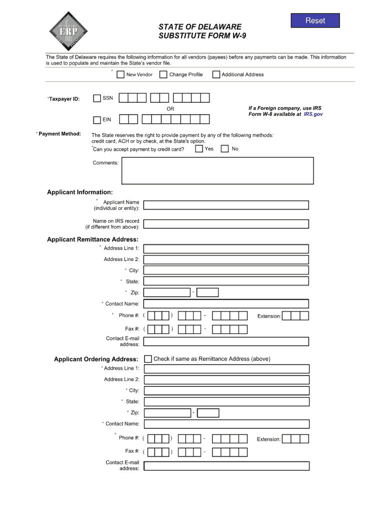 Mo W9 Form 2023