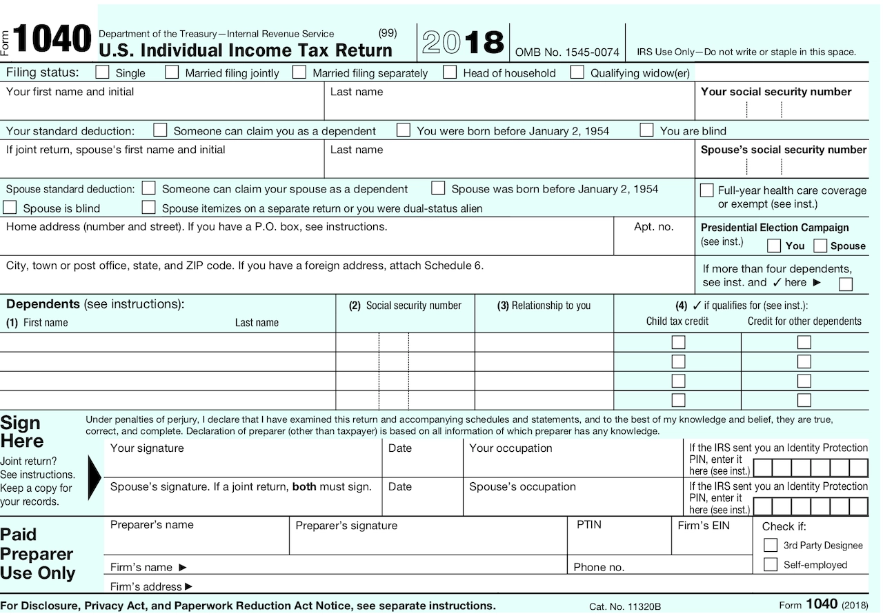Describes New Form 1040 Schedules amp Tax Tables