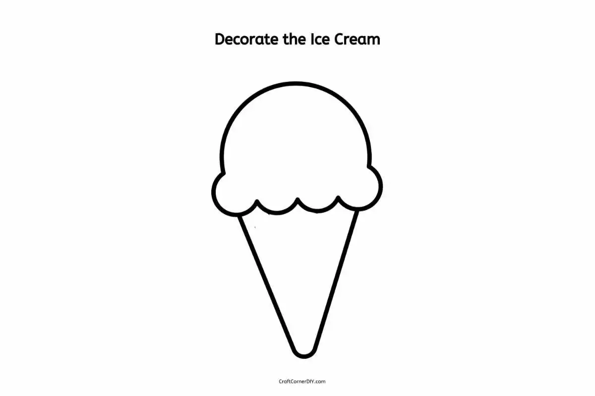 Design Your Own Ice Cream Craft Craft Corner DIY