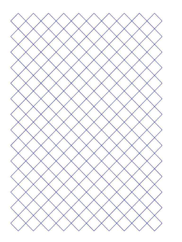 Diagonal Graph Paper Printable