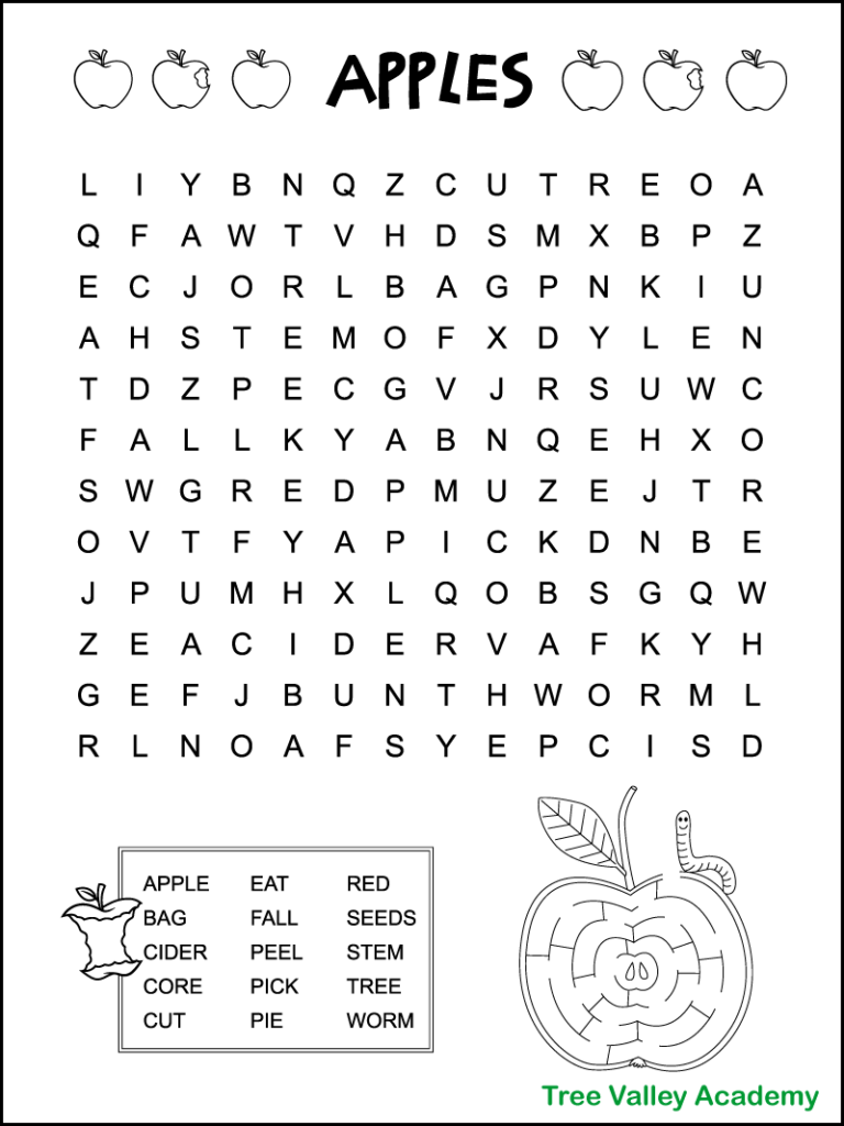 Simple Word Search Puzzles Printable
