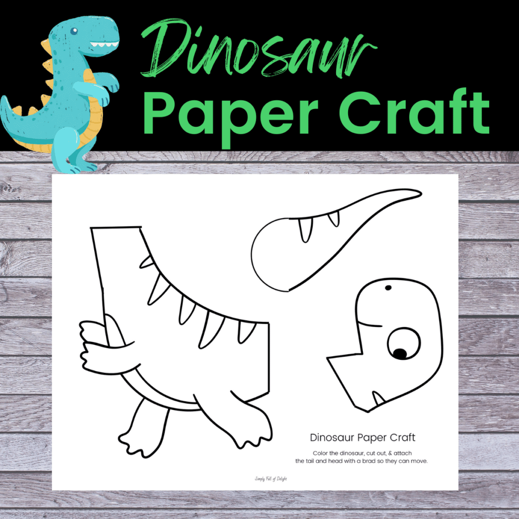 Free Printable Dinosaur Template Pdf