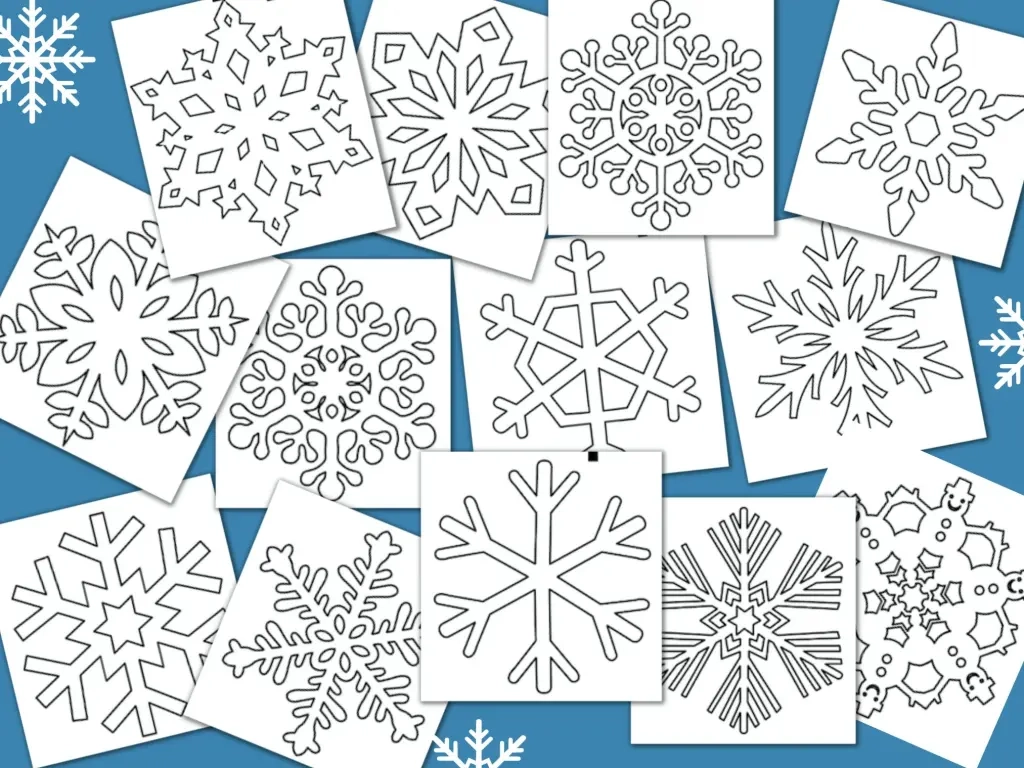 Free Printable Snowflake Template Pdf