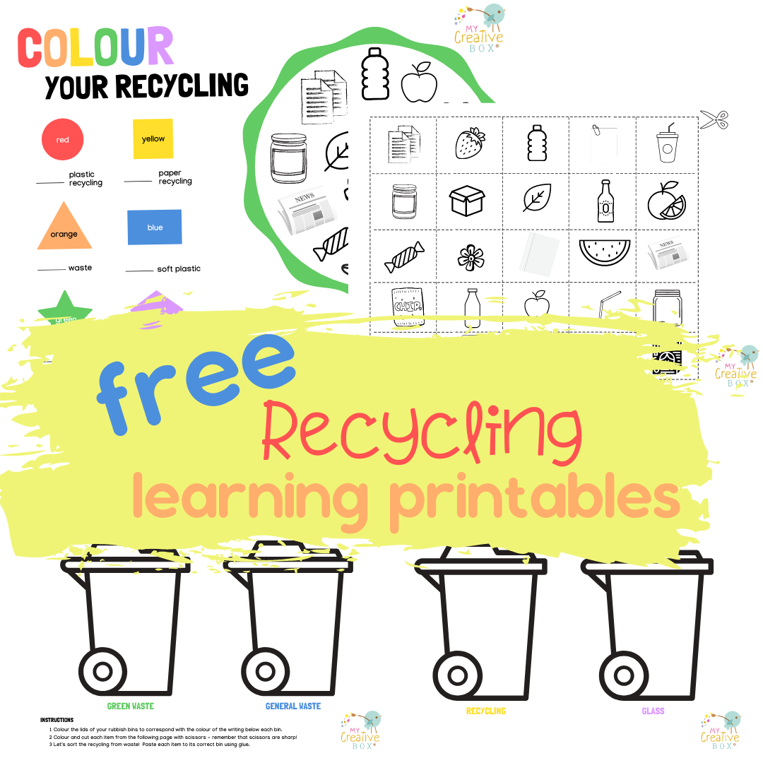 Recycling For Preschoolers Free Printables