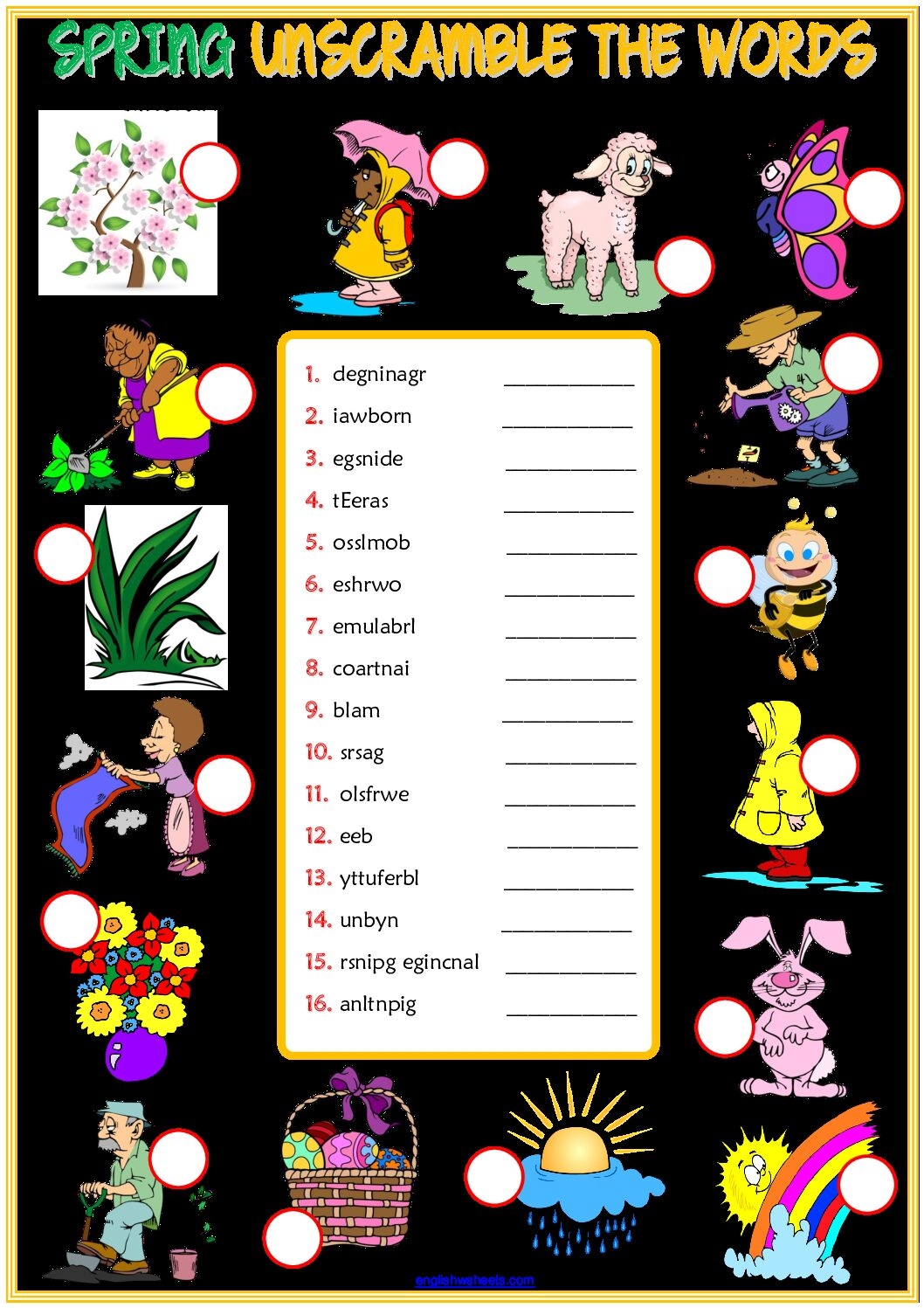 Esl Printable Worksheets