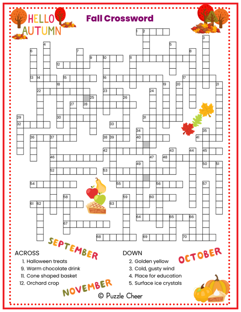 Google Free Crossword Puzzles Printable