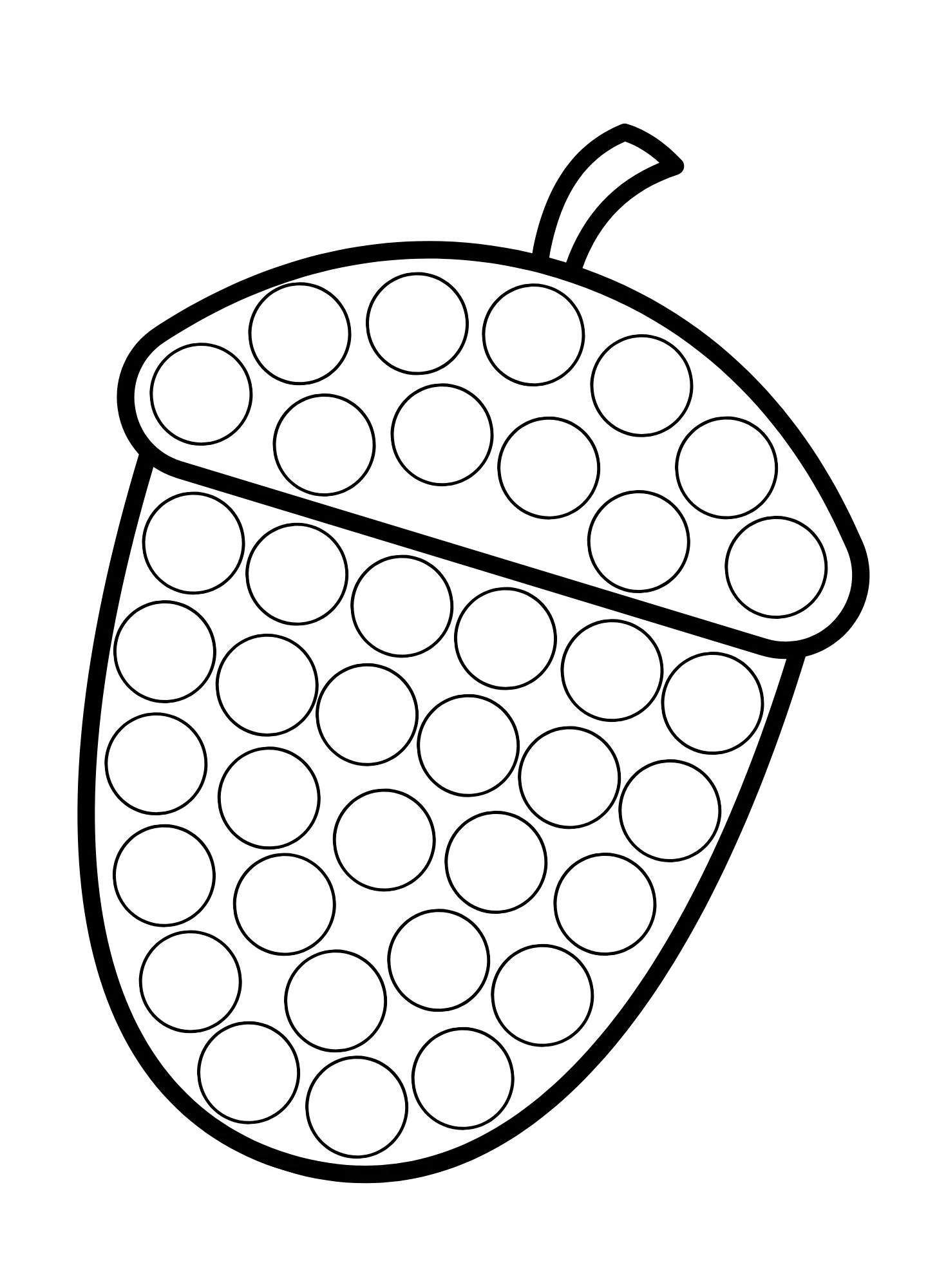 Fall Dot Marker Printables Letter A Activity Sheets PDF Etsy