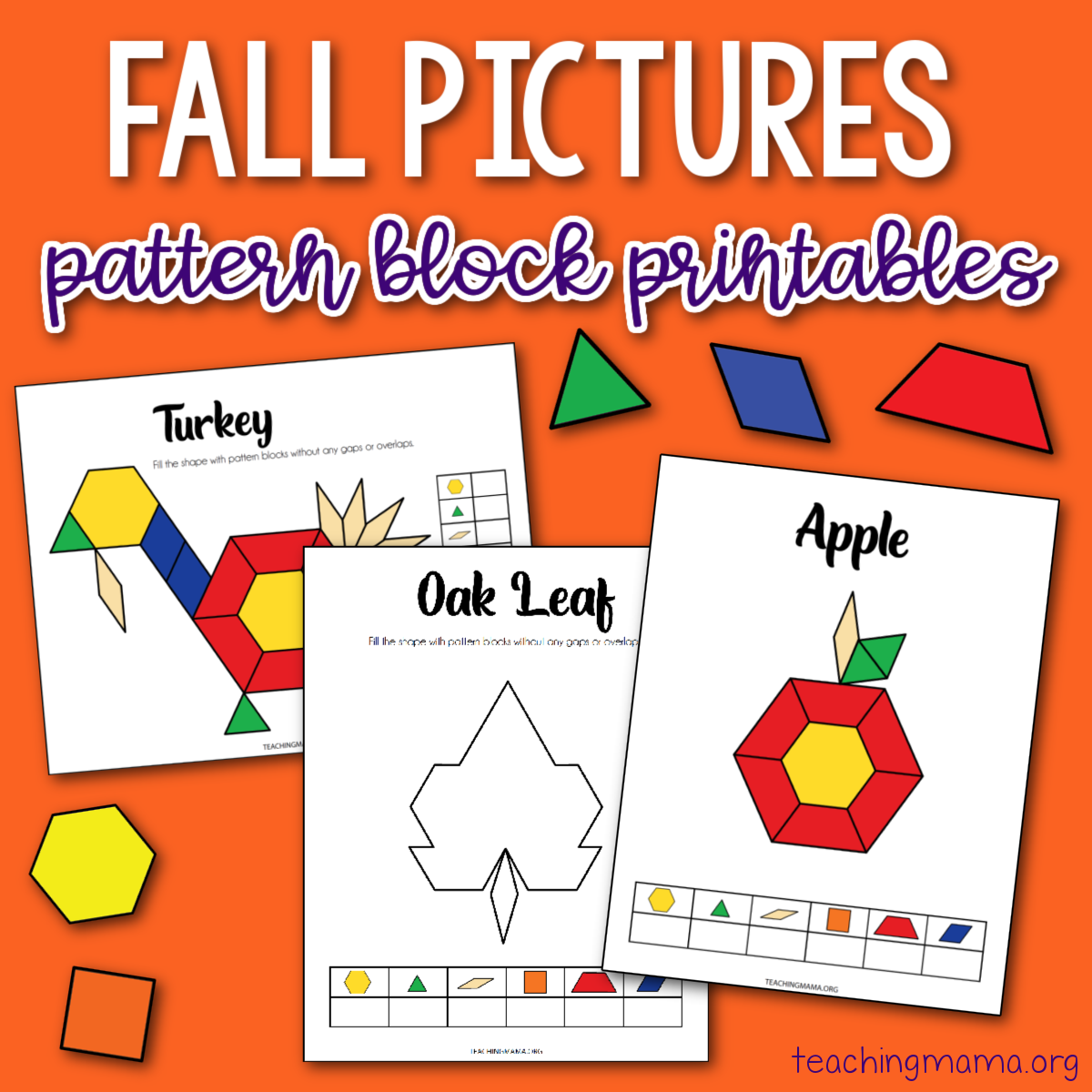 Free Printable Pattern Block Designs