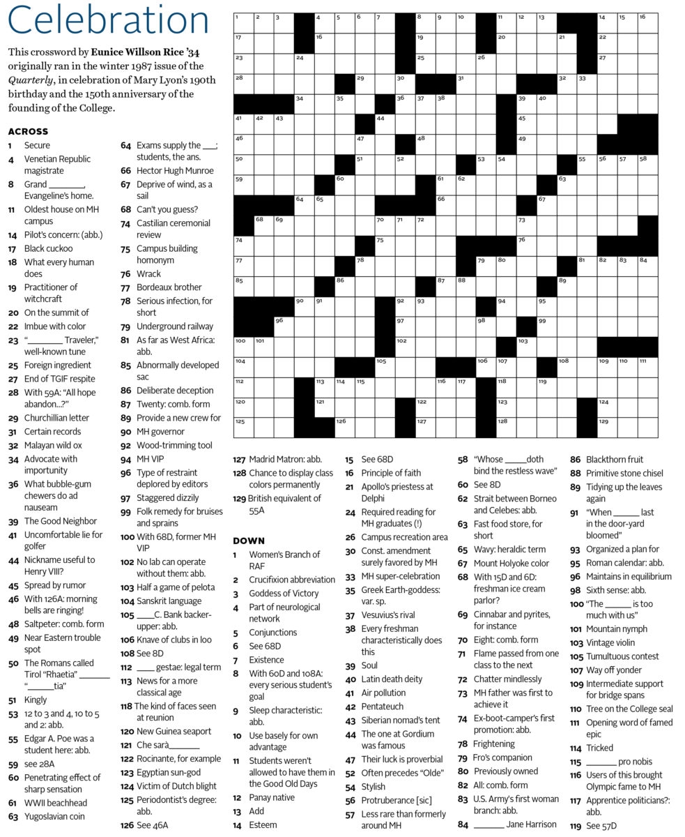 Family Name Crossword Wall Decor The Family Times Crossword Puzzle 