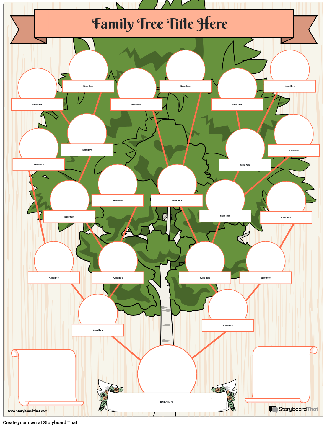 Printable Family Tree Worksheet