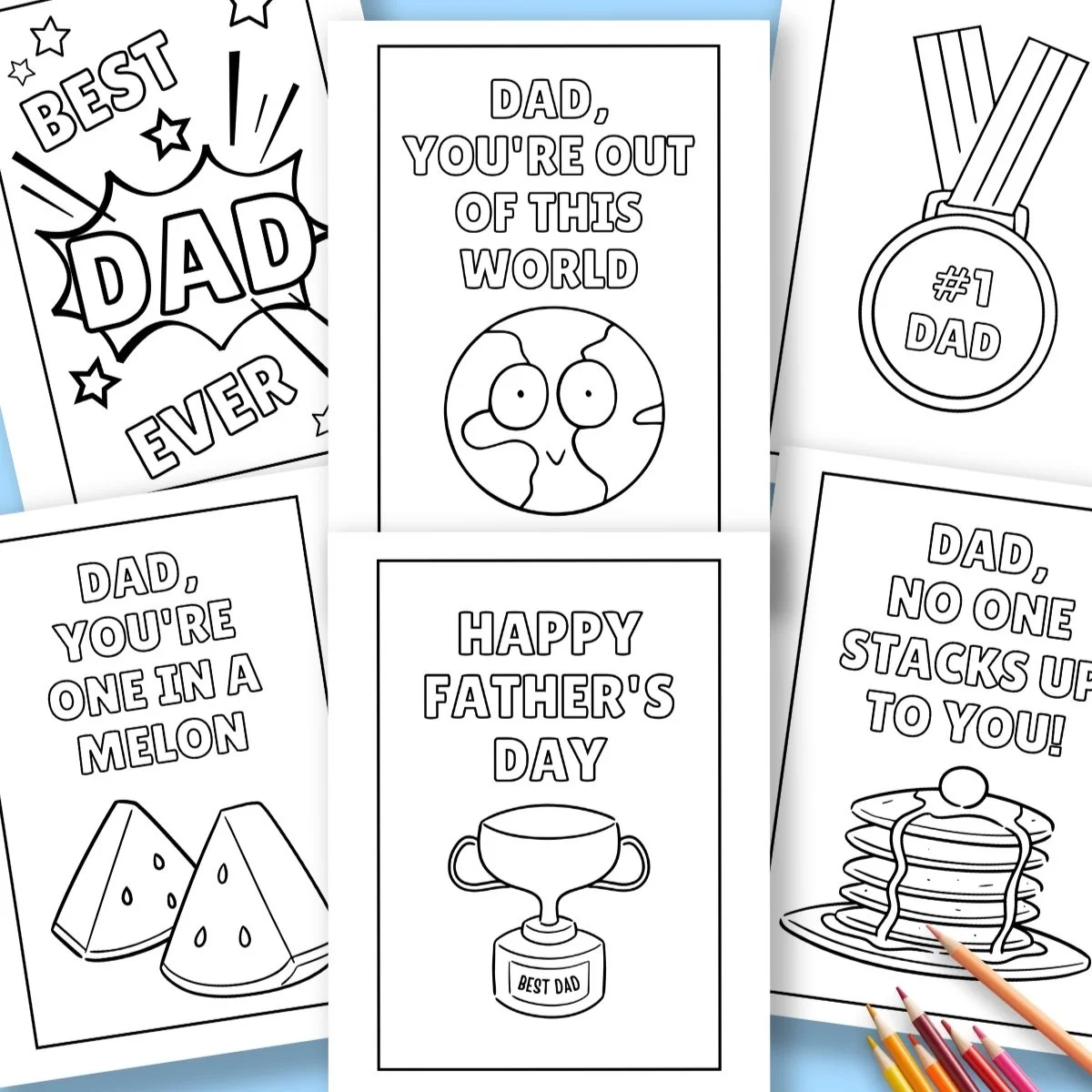 Fathers Day Template Printable