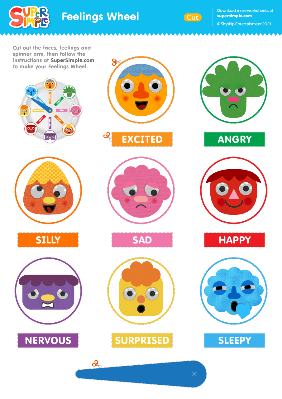 Feelings Printables For Kids
