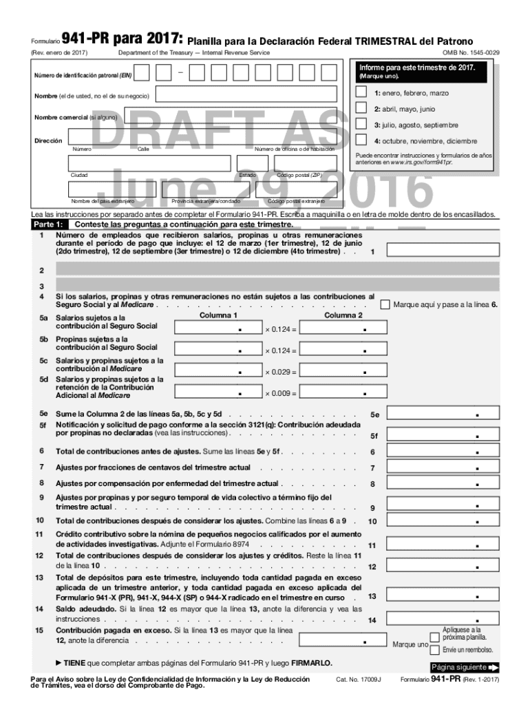 Fillable Online Ftp Irs 941 Tax Forms Printable Fax Email Print 