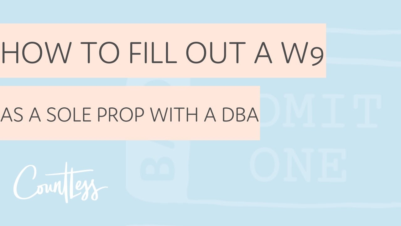 What Is A W9 Form For Dba