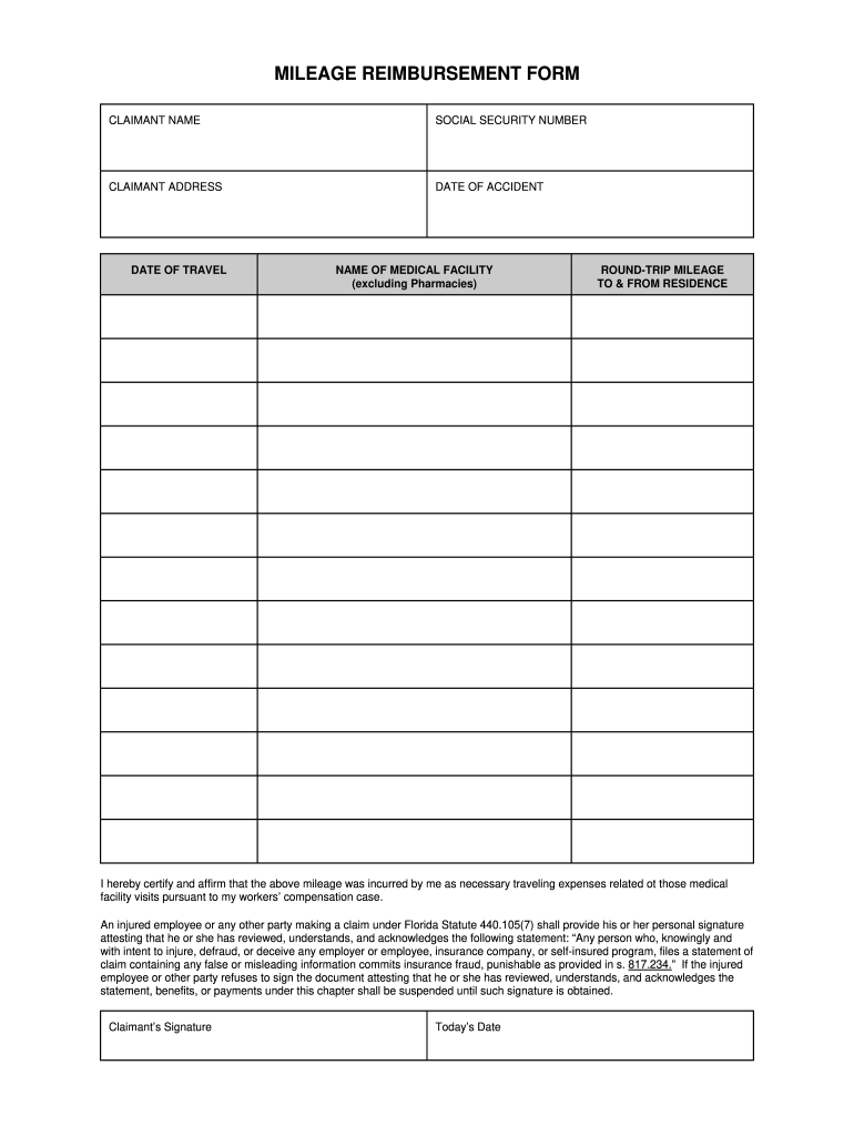 Dwc Mileage Form 2025
