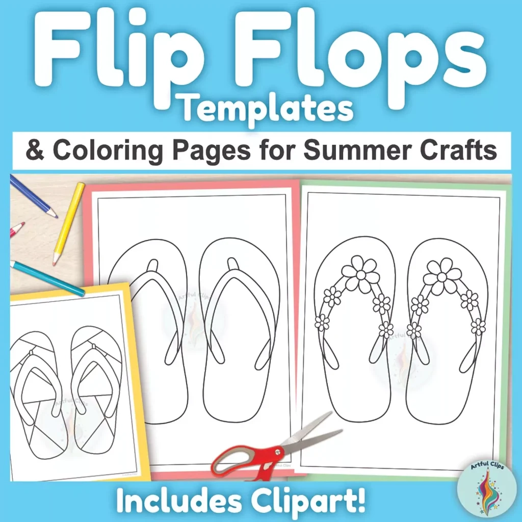 Flip Flop Printable Template