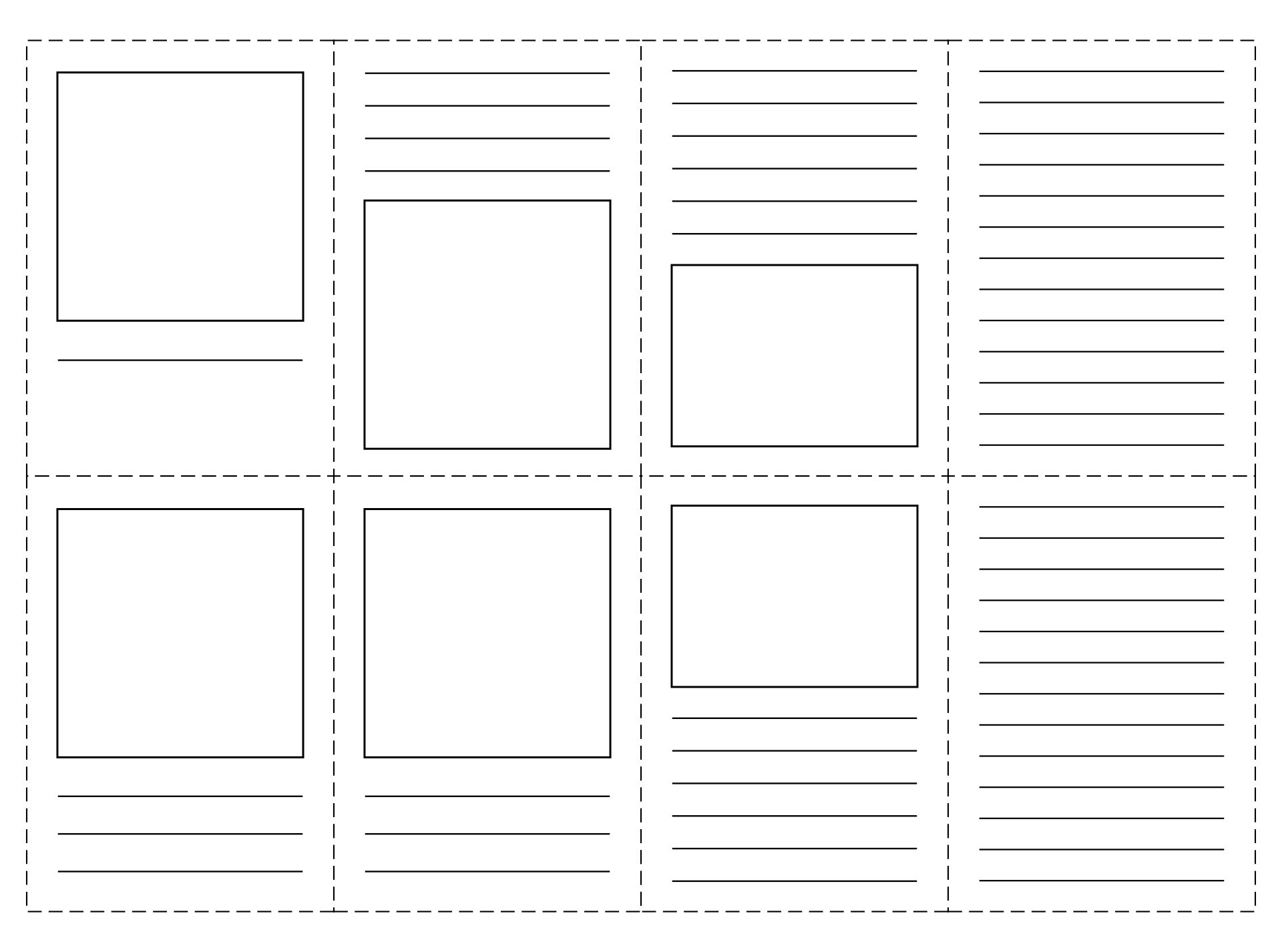 Foldable Book Template