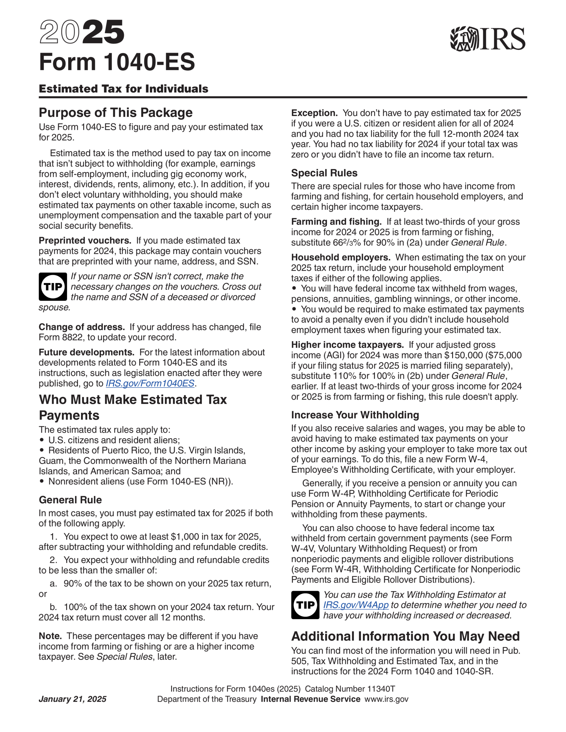 Form 1040 ES 2024 2025 Fill Edit And Download PDF Guru