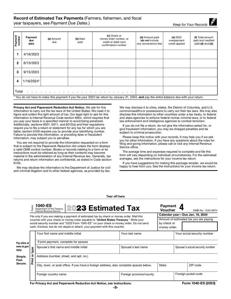 Form 1040 ES Fill And Sign Online With Lumin