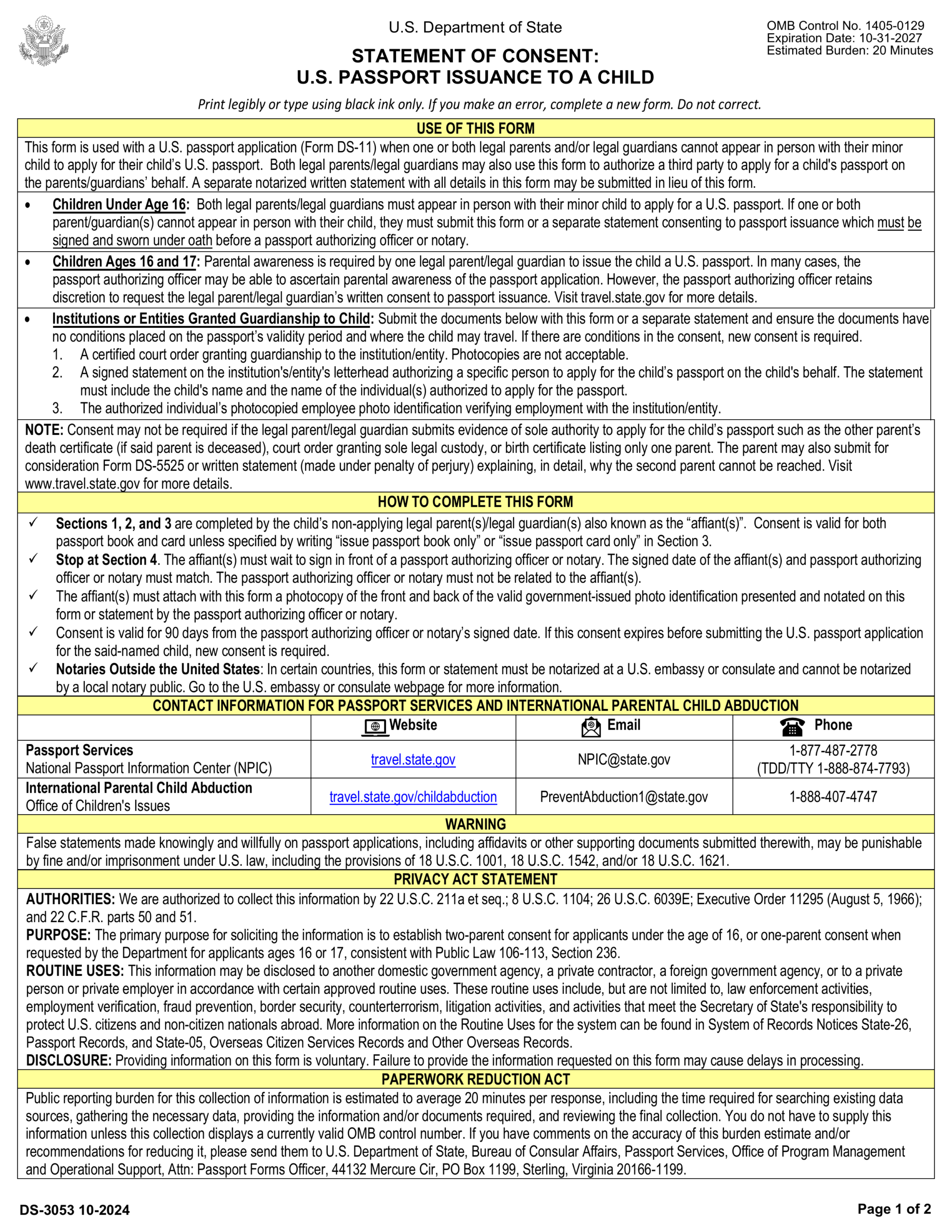 Detailed Instructions For Form 130-U