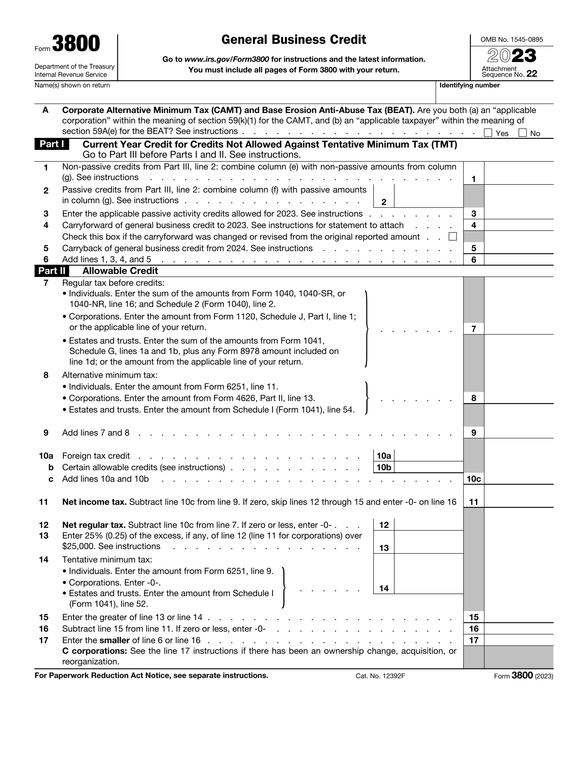 Form 3800 2024 2025 How To Fill Out And Download PDF Guru