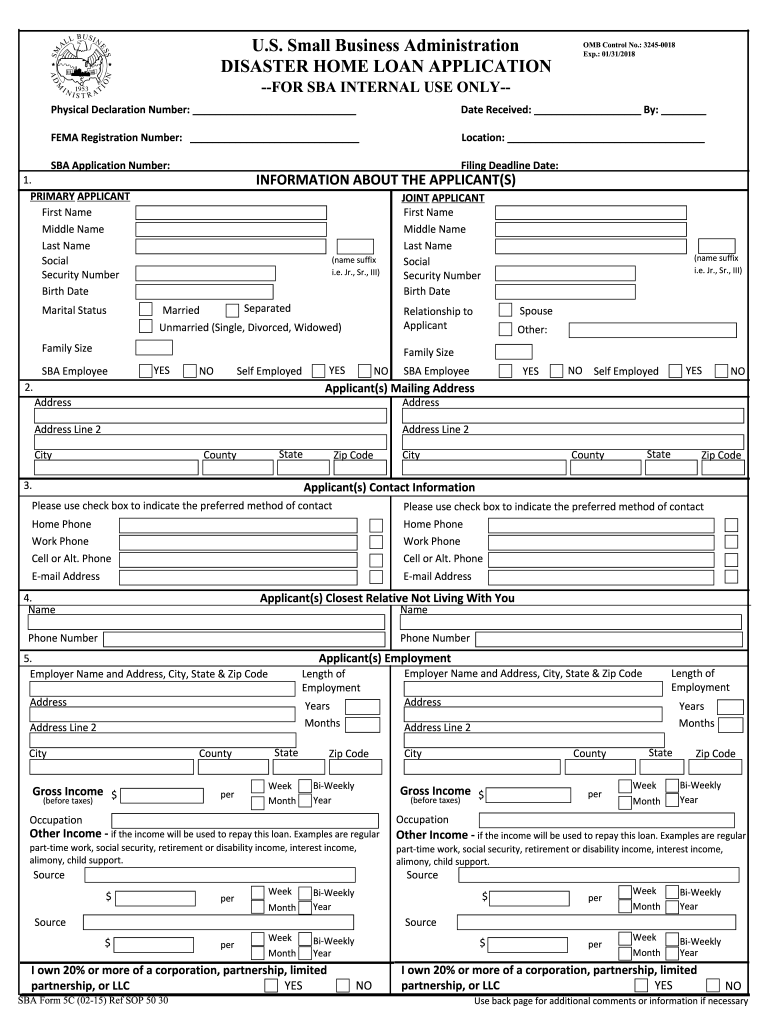 Form 5c Fill Out amp Sign Online DocHub