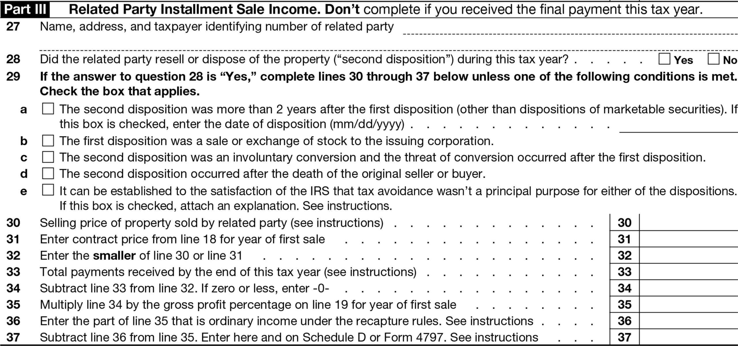 Form 6252 How To Report Installment Sales On Your Taxes Ambrook