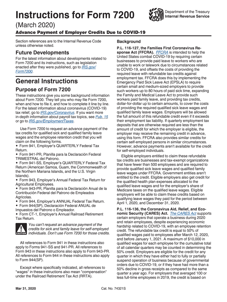 Form 7200 Printable