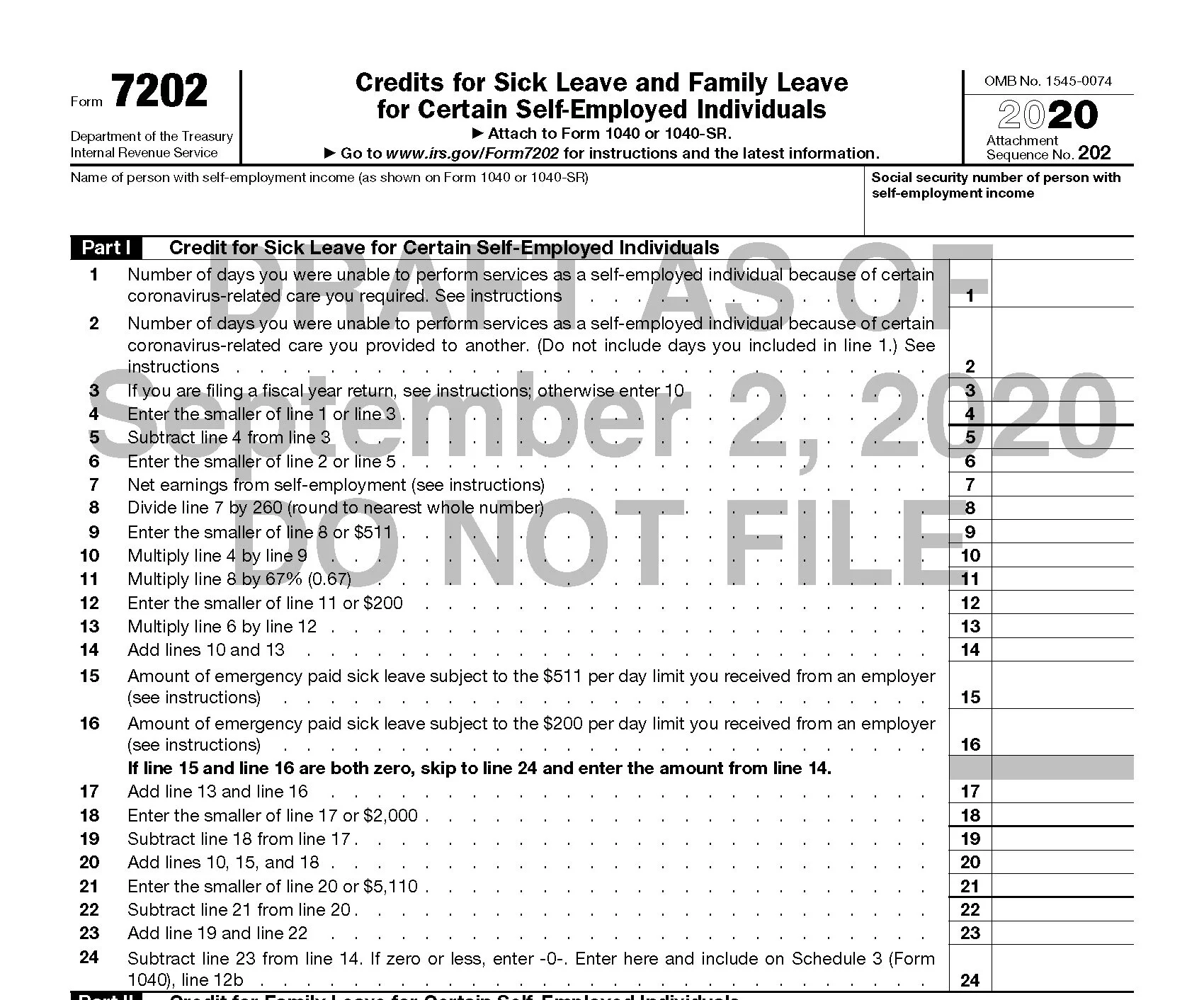 Form 7202 Instructions Form