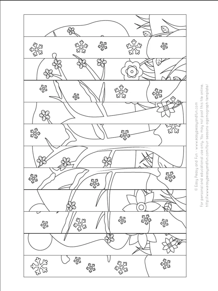 Agamograph Printable Template