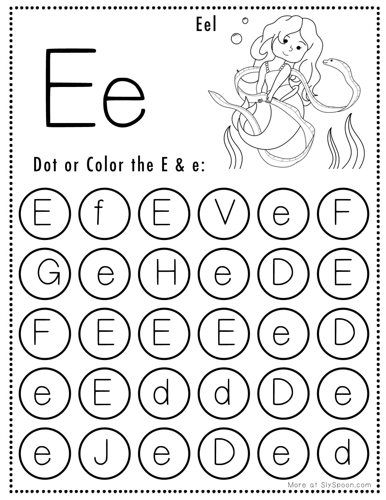 Free Printable Letter Recognition Worksheets