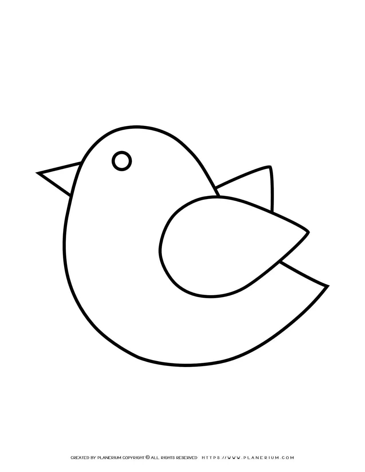 Bird Printable Template
