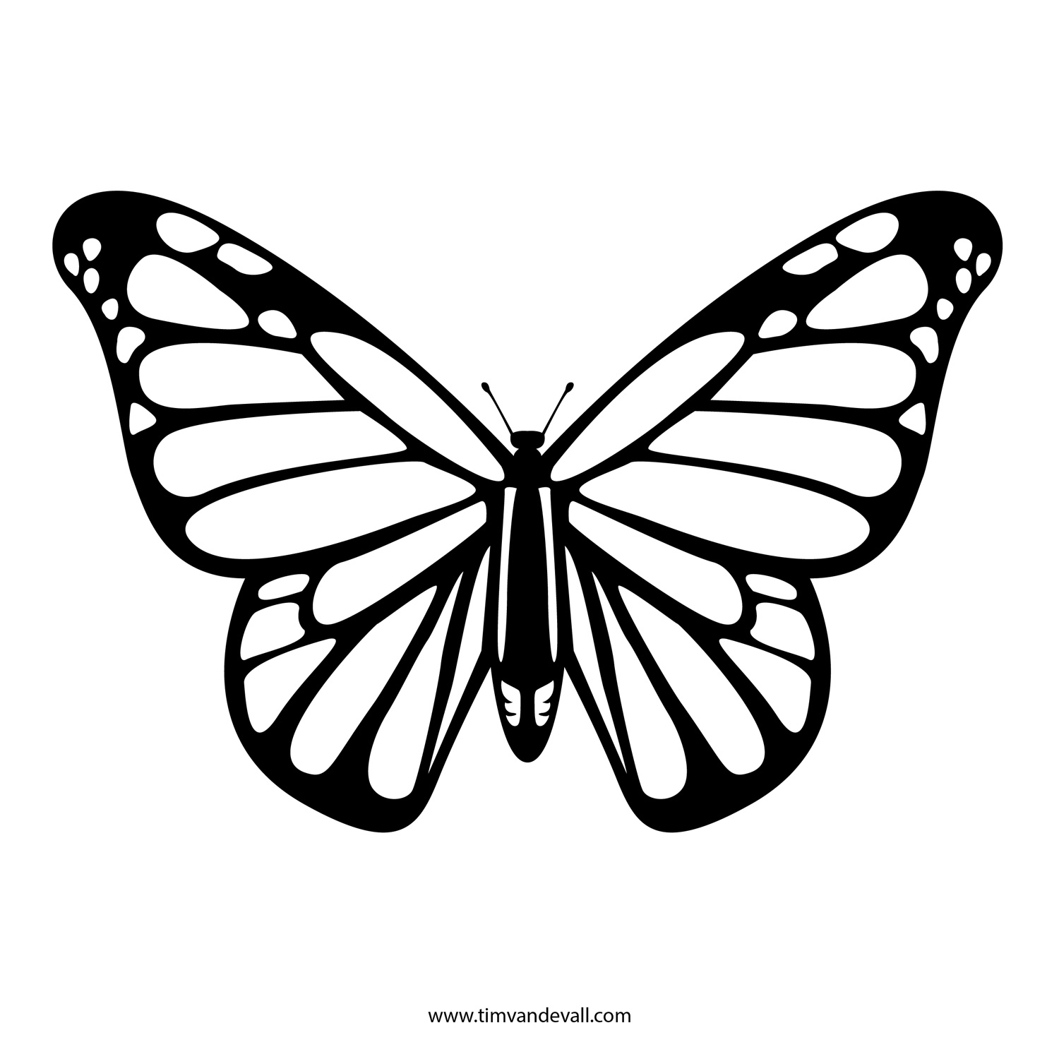 Butterfly Template Printable Pdf
