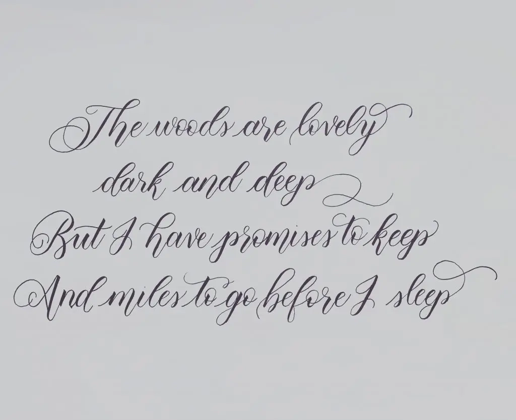 Learn Calligraphy Free Printable